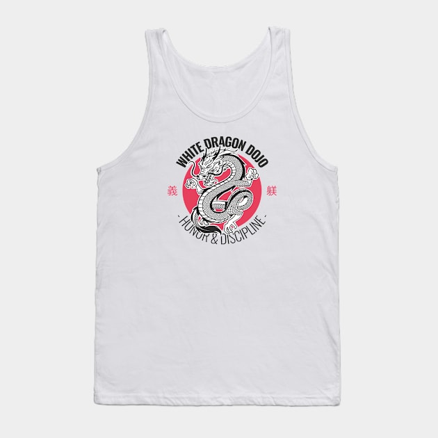 White Dragon Dojo Tank Top by Araf Color